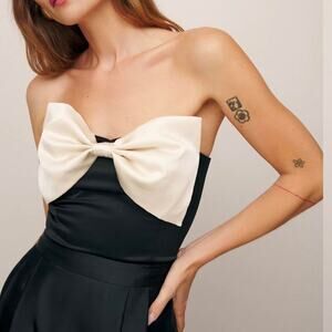 Reformation Natalie Satin Top size 4